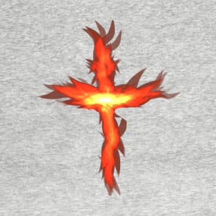 Flamed Cross T-Shirt